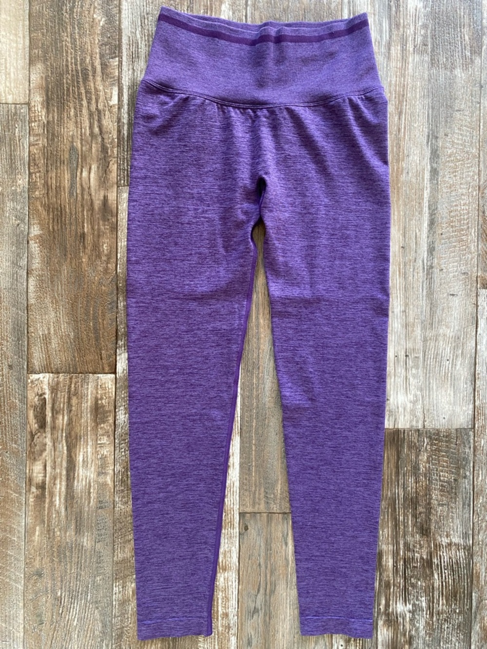 BuffBunny BBL Seamless High-Waist Leggings in the color Eggplant Purple